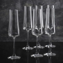 Набор бокалов для шампанского Bohemia Crystal Xtra 6 шт 210 мл (40862/210) Хмельницкий