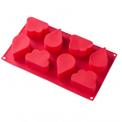 Силіконова форма для десертів 29х17 см SNS Silicone JSC2793 Фастів
