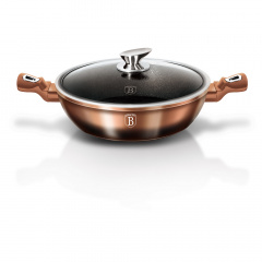 Сотейник із кришкою 28 см Berlinger Haus Rosegold Noir Line BH-1893 Обухів