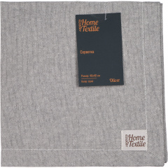 Серветка Ardesto Oliver 40х40 см Сірий (ART06OD) Дзензелівка