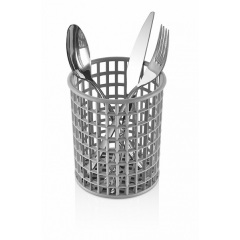 Подставка для столовых приборов пластиковая One Chef 12,7х11 см Серая Херсон