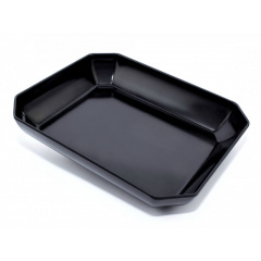 Блюдо восьмиугольное One Chef из меламина 30×25×5,3 см 2,8 л Черное Львів