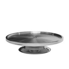 Подставка для торта One Chef из нержавеющей стали низкая 32,5х8 см Ивано-Франковск