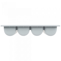 Лоток для столовых приборов One Chef 52х29х10 см Серый Лозовая