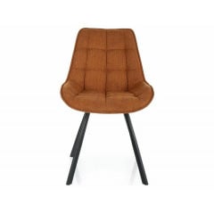 Стілець CORSO VARDO чорний каркас/цинамон 42 Городок