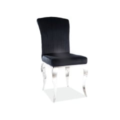 Стілець PRINCE VELVET хром/чорний TAP.186 Мелітополь