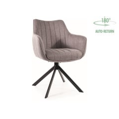 Стілець AZALIA BREGO чорний каркас/сіре 07 Вишневе