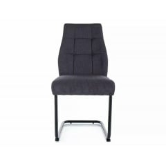Стілець APRIL VARDO чорний каркас/графіт 19 Самбір