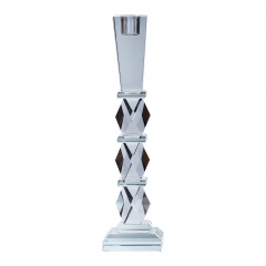 Підсвічник скляний TS Kitchen Night Crystal 27.5 см (HP36556L) Лубни
