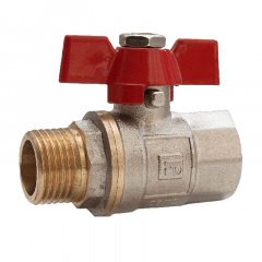 Кран шаровой FADO Classic 1/2" НВ прямой, латунь Сумы