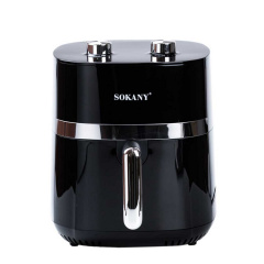 Аерогриль-фритюрниця Sokany SK-10024 на 6,5 л з терморегулятором чорний (SK10024) Черкаси
