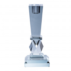 Підсвічник скляний TS Kitchen Night Crystal 22 см (HP36556S) Київ