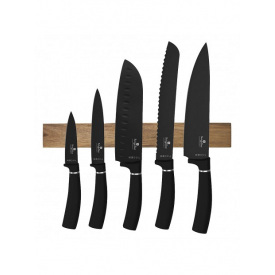 Набор ножей из 6 предметов Berlinger Haus Black Silver Collection (BH-2885)