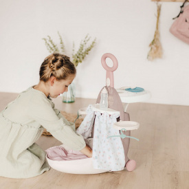 Игровой набор Раскладной чемодан 3-в-1 для пупса Baby Nurse Smoby IG-OL185824