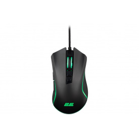 Геймерська миша провідна 2E Gaming MG340 RGB USB Чорний