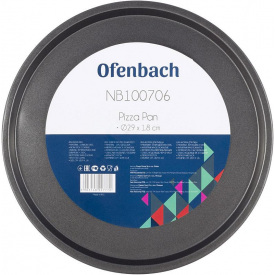 Форма для выпечки пиццы круглая 29х2 см с антипригарным покрытием Ofenbach DP97197