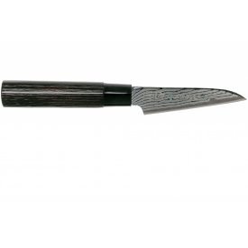 Кухонний ніж для чищення овочів Tojiro Shippu 90 мм Black (FD-1591)