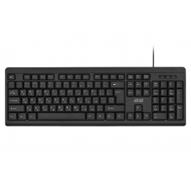 Дротова клавіатура 2E KS108 USB-A EN/UK чорний