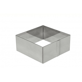 Форма квадратная из нержавеющей стали One Chef 10х10х4,5 см