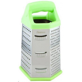 Терка Fissman 6-ти гранная Meotida с пластиковой ручкой 24х11х8.5см DP38410