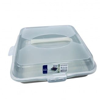 Тортівниця Dunya Plastik 30308 35х35х10 см 22487