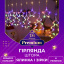 Гірлянда-штора Lugi Зірки та ялинки розмір 3*0,9м 10 фігур мультиколор (1733069ML) Ірпінь
