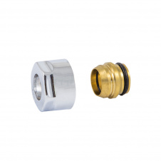 Переходник латунный Schlosser GW 3/4"x15 В хром (602500001.01)