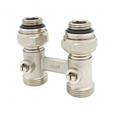 Узел Н-образный V&amp;G 3/4"x3/4" прямой с ниппелями в комплекте