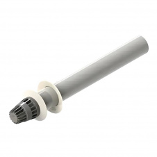 Коаксиальный комплект Ariston 80/125 мм, горизонтальный без колена (1 м) (3318188)
