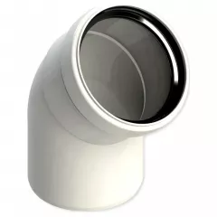 Колено коаксиальное ANTKALIP 80мм 45° (CE.00.46 AL) Чернівці