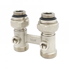 Узел Н-образный V&amp;G 3/4"x3/4" прямой с ниппелями в комплекте Суми