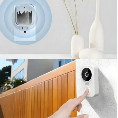 Дзвінок дверний бездротовий з камерою UKC M8 Wi-Fi Білий Кропивницький