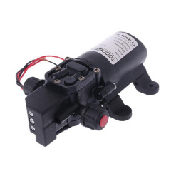 Насос водяной мембранный Good Pumps 12В 72Вт 130psi высокого давления Black Тернополь