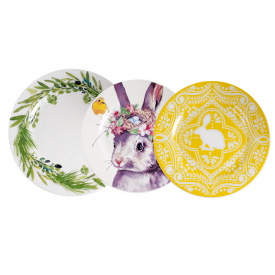 Обідні тарілки Пухнастий вісник Великодня AL186633 Lefard 6 шт