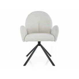 Стілець PLANET RAVEN чорний каркас/беж 22