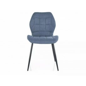 Стілець JAKE NEA чорний каркас/денім 86