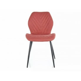 Стілець MIKE NEA чорний каркас/грейпфрут 56