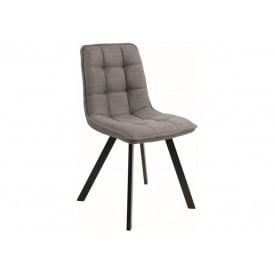 Стілець ELLIS BJORN чорний каркас/сірий 13