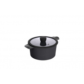 Каструля Ringel Zitrone Black 24x12 см 4.2 л кришкою Черный RG-2108-24/1 BL-R
