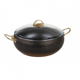 Каструля 4,5 л 24 см O.M.S 3141-24-4,5л-Bronze