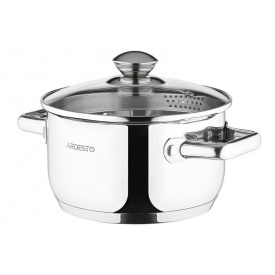 Каструля із нержавіючої сталі з кришкою Ardesto 2,5 л AR2825CS