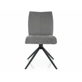 Стілець COCO I VARDO чорний каркас/сірий 11