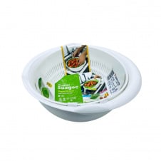 Друшляк з мискою Ucsan Plastik M-223 24,3х22,2х10,2 см 1,8 л Білий