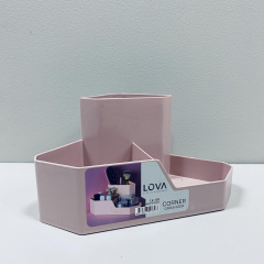Органайзер для косметики та канцелярії Lova Plastik LV-130 22х16х11,3 см Рожевий Васильків