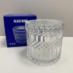 Цукорниця скляна OLens Прозоре задзеркалля 10,5х10,5 см O102-301 Приморськ