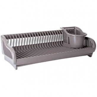 Сушарка для посуду Алеана 167091 53х23х19 см 2в1 Капучино