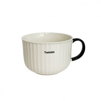 Кружка фарфоровая A-PLUS 6167/3183 Twinkle 800 мл Белый