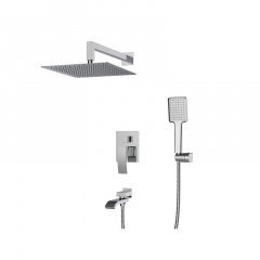 Вбудована душова система із змішувачем Koer KB-66007-01 (Колір хром) (KR3464) Житомир