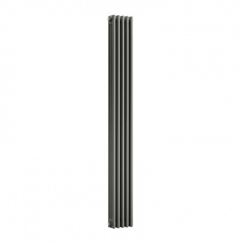 Дизайнерский радиатор IDEALE VIOLA 1800×245 вертикальный, антрацит матовый
