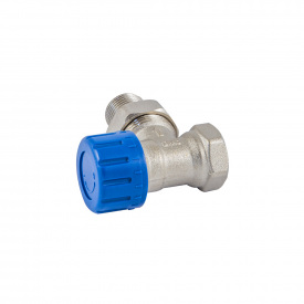 Термостатический клапан Schlosser DN 15 GZ1/2"xGW1/2" латунь, угловой (601200005)